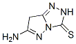 3H-Pyrazolo[5,1-c]-1,2,4-triazole-3-thione,  6-amino-2,7-dihydro- Struktur