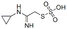 Thiosulfuric acid hydrogen S-[2-(cyclopropylamino)-2-iminoethyl] ester Struktur