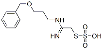 Thiosulfuric acid hydrogen S-[2-[3-(benzyloxy)propylamino]-2-iminoethyl] ester Struktur