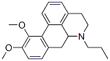 10,11-dimethoxy-N-n-propylnoraporphine Struktur