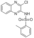 N-(3-CHLOROQUINOXALIN-2-YL)-2-METHYLBENZENESULFONAMIDE Struktur