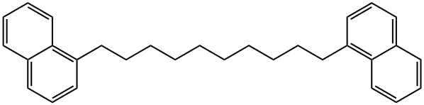 1,1'-(1,10-Decanediyl)bisnaphthalene Struktur