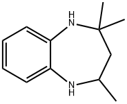 2,3,4,5-Tetrahydro-2,2,4-trimethyl-1H-1,5-benzodiazepine Struktur