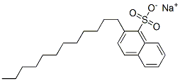 Dodecylnaphthalenesulfonic acid, sodium salt Struktur