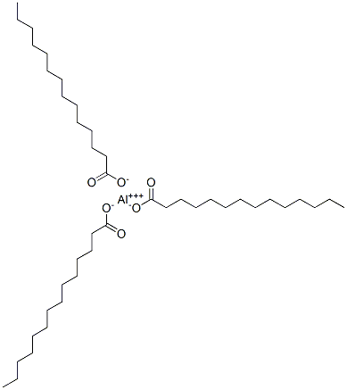 aluminium myristate Struktur