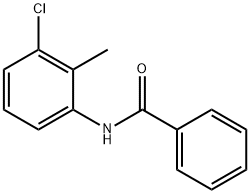 N-(3-chloro-o-tolyl)benzamide Struktur