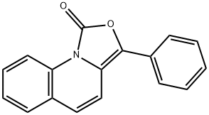 1H-Oxazolo[3,4-a]quinolin-1-one,  3-phenyl- Struktur