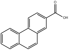 2-Phenanthrenecarboxylic acid Struktur