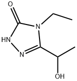 3H-1,2,4-Triazol-3-one, 4-ethyl-2,4-dihydro-5-(1-hydroxyethyl)- (9CI) Struktur