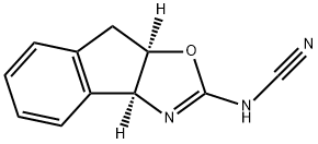 Cyanamide, [(3aS,8aR)-3a,8a-dihydro-8H-indeno[1,2-d]oxazol-2-yl]- (9CI) Struktur