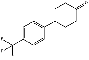 4-(4-(TRIFLUOROMETHYL)PHENYL)CYCLOHEXANONE Struktur