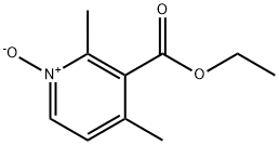 N-OXIDE-2,4-DIMETHYL-3-PYRIDINE CARBOXYLIC ACID ETHYL ESTER Struktur