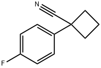 1-(4-FLUOROPHENYL)CYCLOBUTANECARBONITRILE Struktur