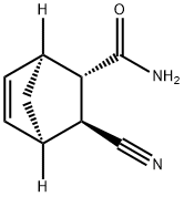 Bicyclo[2.2.1]hept-5-ene-2-carboxamide, 3-cyano-, (1S,2S,3S,4R)- (9CI) Struktur