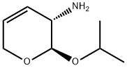 2H-Pyran-3-amine,3,6-dihydro-2-(1-methylethoxy)-,(2R,3S)-(9CI) Struktur