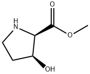 D-Proline, 3-hydroxy-, methyl ester, (3S)- (9CI) Struktur