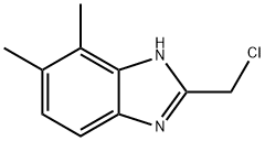 1H-Benzimidazole,2-(chloromethyl)-4,5-dimethyl-(9CI) Struktur