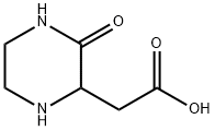 (3-oxopiperazin-2-yl)acetic acid(SALTDATA: FREE) Struktur