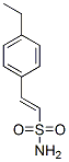 Ethenesulfonamide, 2-(4-ethylphenyl)-, (1E)- (9CI) Struktur
