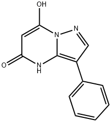 7-hydroxy-3-phenylpyrazolo[1,5-a]pyriMidin-5(4H)-one Struktur