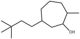 2-Methyl-6-(3,3-dimethylbutyl)-1-cycloheptanol Struktur