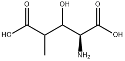 2-Amino-3-hydroxy-4-methylpentanedioic acid Struktur