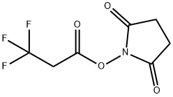 2,5-DIOXOPYRROLIDIN-1-YL 3,3,3-TRIFLUOROPROPANOATE Struktur