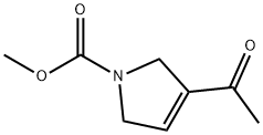 1H-Pyrrole-1-carboxylic acid, 3-acetyl-2,5-dihydro-, methyl ester (9CI) Struktur