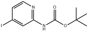 (4-IODO-PYRIDIN-2-YL)-CARBAMIC ACID TERT-BUTYL ESTER Struktur