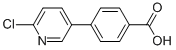 4-(2-Hydroxypyridin-3-yl)benzoic acid Struktur