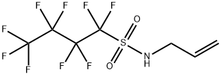 N-allyl-1,1,2,2,3,3,4,4,4-nonafluorobutane-1-sulphonamide  Struktur