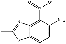 5-Benzothiazolamine,2-methyl-4-nitro-(9CI) Struktur