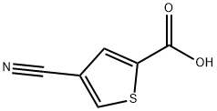 2-Thiophenecarboxylicacid,4-cyano-(9CI) Struktur