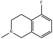 Isoquinoline, 5-fluoro-1,2,3,4-tetrahydro-2-methyl- (9CI) Struktur