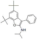 2-Benzofuranamine,  5,7-bis(1,1-dimethylethyl)-N-(1-methylethyl)-3-phenyl- Struktur