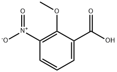 2-METHOXY-3-NITROBENZOIC ACID Struktur