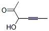 4-Hexyn-2-one, 3-hydroxy- (9CI) Struktur