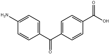 4-(4-Aminobenzoyl)benzoic acid Struktur