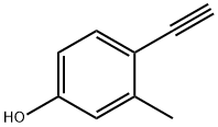 4-ETHYNYL-3-METHYL-PHENOL Struktur