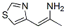 1-Propen-2-amine,  1-(4-thiazolyl)- Struktur