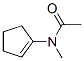 Acetamide, N-1-cyclopenten-1-yl-N-methyl- (9CI) Struktur