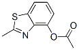 4-Benzothiazolol,2-methyl-,acetate(ester)(9CI) Struktur