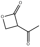 2-Oxetanone, 3-acetyl- (9CI) Struktur