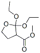 3-Furancarboxylicacid,2,2-diethoxytetrahydro-,methylester(9CI) Struktur