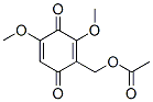 2,6-Dimethoxy-3-acetoxymethyl-p-benzoquinone Struktur