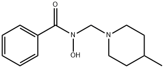 N-[(4-Methyl-1-piperidinyl)methyl]benzohydroxamic acid Struktur