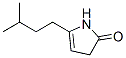 2H-Pyrrol-2-one, 1,3-dihydro-5-(3-methylbutyl)- (9CI) Struktur