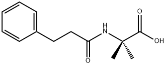 Alanine,  2-methyl-N-(1-oxo-3-phenylpropyl)- Struktur