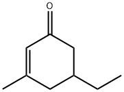 3-Methyl-5-ethyl-2-cyclohexen-1-one Struktur