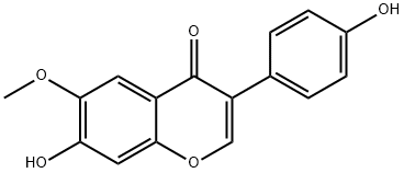 Glycitein Struktur